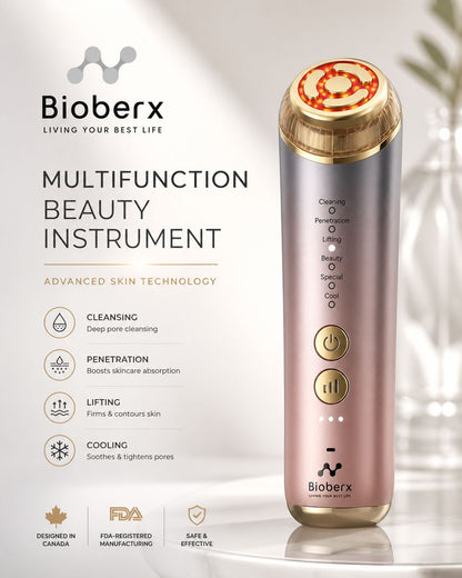 Bioberx RadianceLift Pro Multifunction Beauty Device | Lift, Glow & Deep Absorption Technology