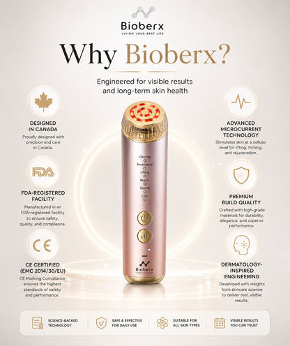 Bioberx RadianceLift Pro Multifunction Beauty Device | Lift, Glow & Deep Absorption Technology